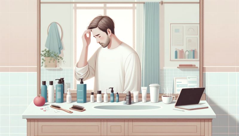 男性の薄毛の原因とは？ストレスや生活習慣が与える影響を解説！